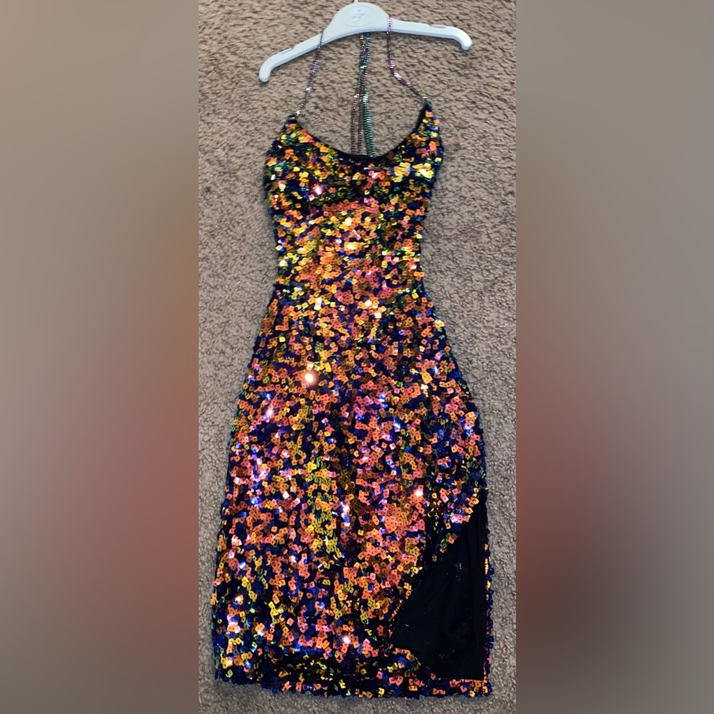XS Fashion nova sequin mini dress
